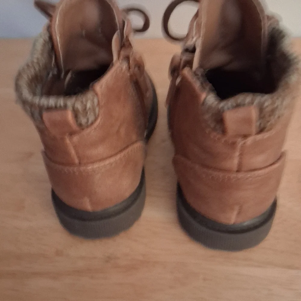 Cozy Tan Kids Boots